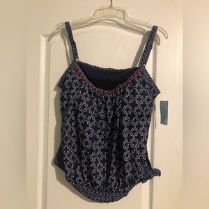 New With Tags PLUS SIZE Swim Tank with built in Bra